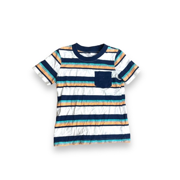 ✨4T BOYS STRIPED SHORT SLEEVE TEE✨ - Picture 1 of 4